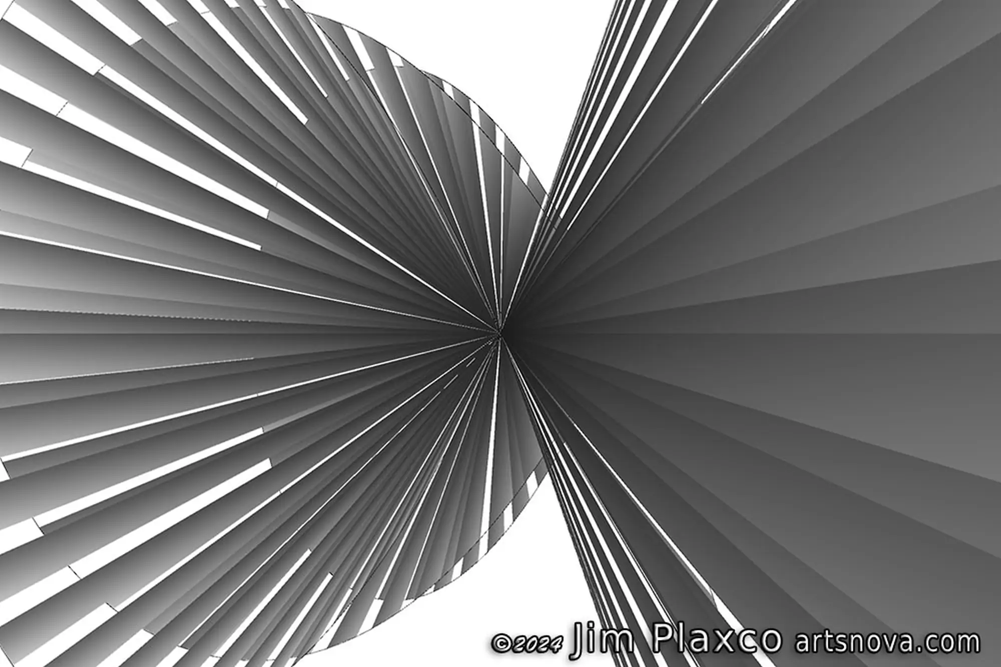 Example of Generative Geometric Art in 3D