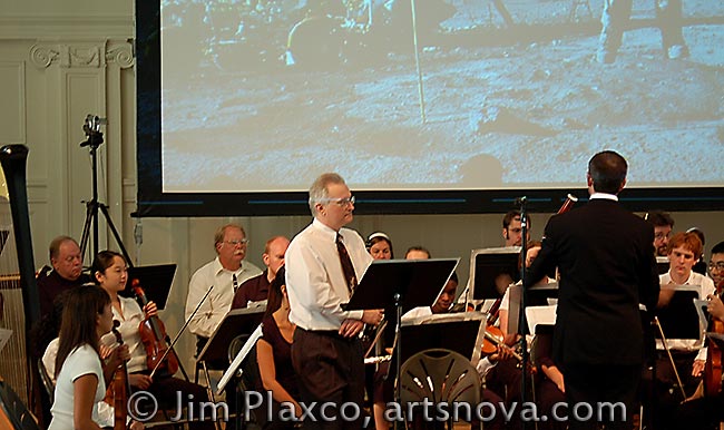 Jim Plaxco Narrating at the Music Institute of Chicago Blast Off Concert