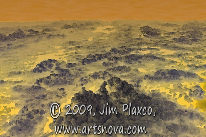 Titan Landscape digital art