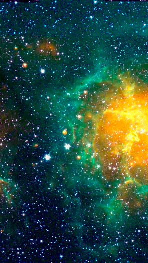 Example of astronomical art: nebula