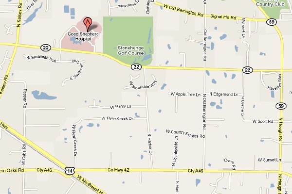 Good Shepard Hospital Location Map