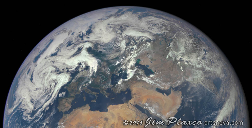 Planet Earth Apollo Image RGB Composite